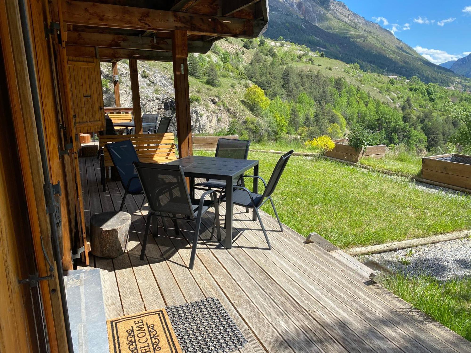 Chalet A Un Endroit Exceptionnel, Alpes, Parc National Des Ecrins Les Vigneaux ภายนอก รูปภาพ